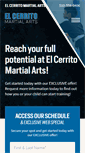 Mobile Screenshot of elcerritomartialarts.com